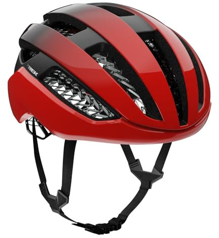 Trek Bontrager Circuit WaveCel Rennrad Fahrrad Helm rot/schwarz 2025: Größe: M (54-60cm)