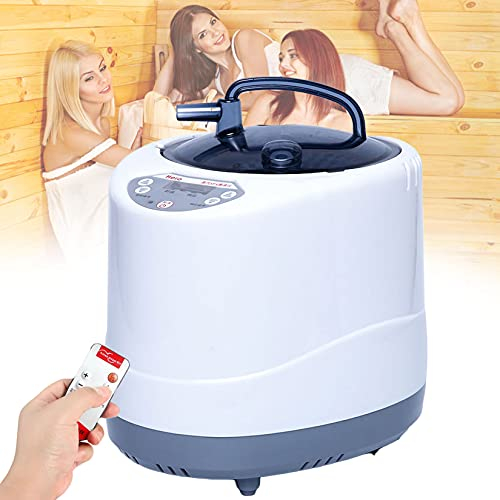 Steam Sauna Pot Steam Generator with Remote Control - Large Sauna Steamer for Wooden Barrels - Portable Replacement Steamer for Sauna Box