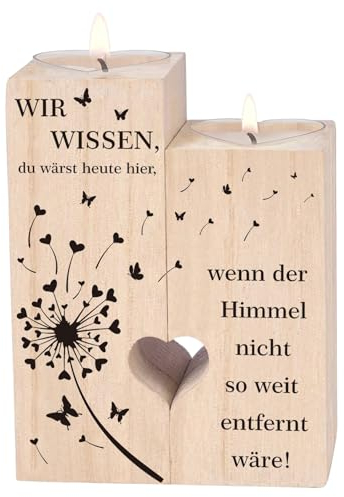 Trauergeschenk,Memorial-Kerzenständer - Grabkerzen,Trauerkerze,Grab Deko,Trauerlicht, Trauer Geschenke, Trost Geschenke
