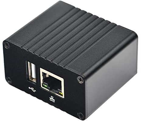 Sefdrert Für NanoPi NEO Entwicklungsplatine + Kühlkörper + Metallgehäuse Kit Allwinner H3 Core 512MB RAM Openwrt/LEDE Complete Machine