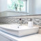 neukids Peel and Stick Gray Mosaics Wall Border, DIY Skirting Border, Wall Borders Living Room Bedroom Bathroom Kitchen Decoration Wallpaper Border