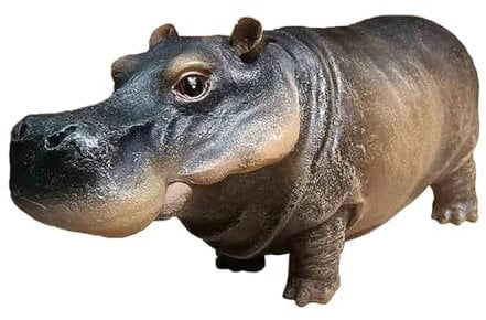 Hippo Air Bubbler Fish Tank Decorations Fish Tank Air Stone Set - For Aquarium Fish Tank - Resin Decoration Perfect Aquarium Accessories Air Bubbler(Small)