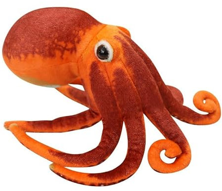 KUKUShining Realistisches Plüsch-Oktopus-Spielzeug, Niedliches Kuscheltier für Kinder und Erwachsene, Geburtstage und Festliche Anlässe(30cm/11.8in)