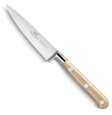 Sabatier Couteau de cuisine Office, 100% forgé, 10 cm, Idéal Brocéliande