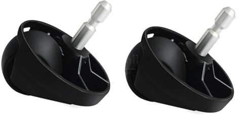 MKVAXR For Cecotec Conga, 4090 5090 6090 Accesorios Repuestos Kit de Recambio de aspiradora Cepillo Lateral Central Rueda de paño de mopa Piezas de Robot Aspirador(2PCS Wheel)