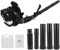 Soffiatore a Zaino a Benzina 52CC, Soffiatore Foglie Professionale da Giardino, Attrezzo per Pulizia Cortile, Neve, Foglie Secche, Aria Compressa, Tubo Flessibile, Uso Esterno, Motore Potente (Nero)