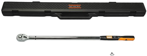 Gearwell-Torsionsschlüssel, digitaler Drehmomentschlüssel, 3 4 Zoll 30-500 N. 37,4 Zoll Länge Aluminium-Legierung Elektronischer Torsionsschlüssel