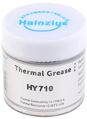 PURPLELILY HY710-CN10 Silikon-Wärmeleitpaste 3.17 für W/für M.K für Prozessor, CPU-Kühler, GPU-Kühler, Grafikkarte