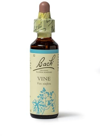 Bach Original Flower Remedies (Vine) Live & Let Live, Motivate & Inspire, Emotional Wellness, Natural Flower Essence, 20ml