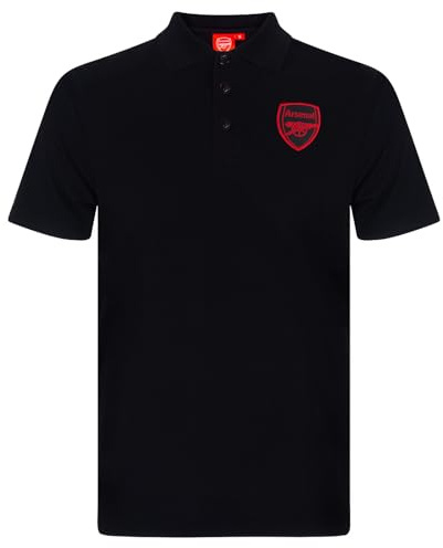 FC Arsenal Herren Polo-Shirt mit originalem Fußball-Wappen - Geschenk