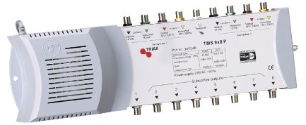Triax TMS 9x8 P Multischalter (9 Eingängen (8X SAT, 1x terrestrisch) und 8 Ausgängen)