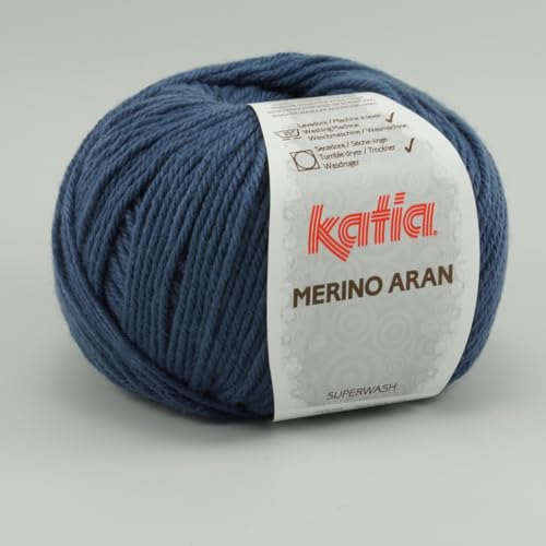 Katia Merino Aran 058 purple dusk 100g Wolle
