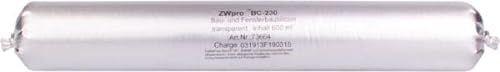 ZWpro BC-230 Bau- und Fenstersilikon, universell anwendbar, Farbe: transparent, Inhalt: 600 ml