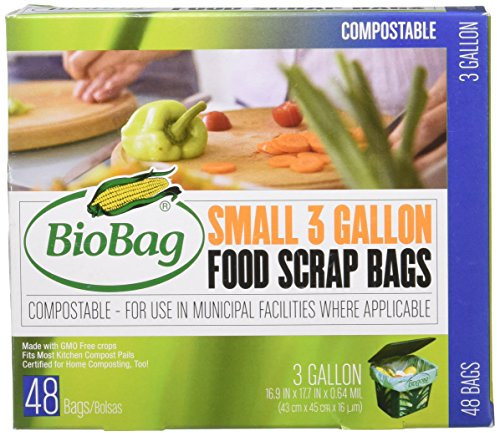 Bio Bag Compostable Small 3 Gallon Bags 48 Count by BioBag