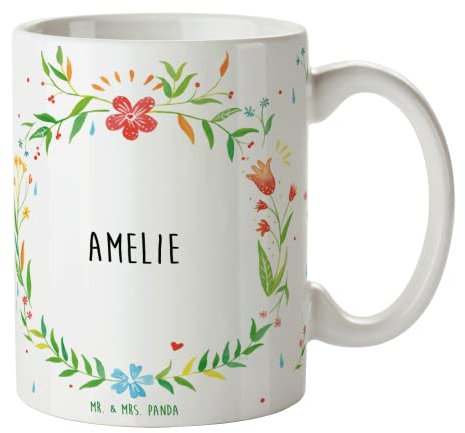 Mr. & Mrs. Panda Tasse Amelie - Geschenk, Becher, Designer Tasse, Kaffeetassen, Tasse bedrucken