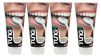 TUNG Fresh Mint Zungenreiniger Gel – 4 Stück von Tung
