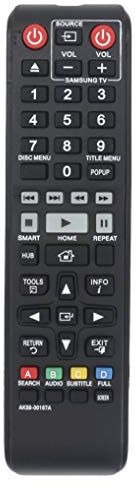 VINABTY AK59-00167A Replaced Remote fit for Samsung Smart 3D Blu-ray DVD Player UBD-K8500 BD-F6500 BD-F7500