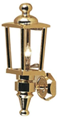 Melody Jane Puppenhaus Messing Träger Coach Lampe Miniatur Außen Beleuchtung Elektrische Licht