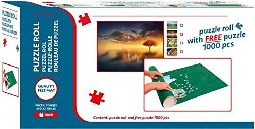 HOFF Tapis de Puzzle pour Puzzle 1000 Pieces + Un Puzzle 1000 Pieces - Accessoire Rangement : Rouleau pour Puzzle - Nouveaute