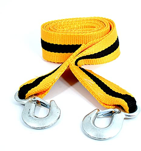 MGF Abschleppseil 8 Tonnen Zugseil Schleppgurt Pannenseil Gelb PKW LKW