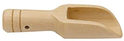 Fengtan Mini cuillère en bois, mini cuillères en bambou pour sels de bain, cuillère à thé, sel et épices en bois
