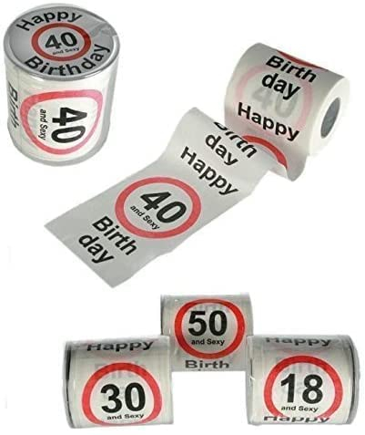 OOTB Toilettenpapier, zum Geburtstag, zum 30. Geburtstag, Spaß, Witz, Dreißig