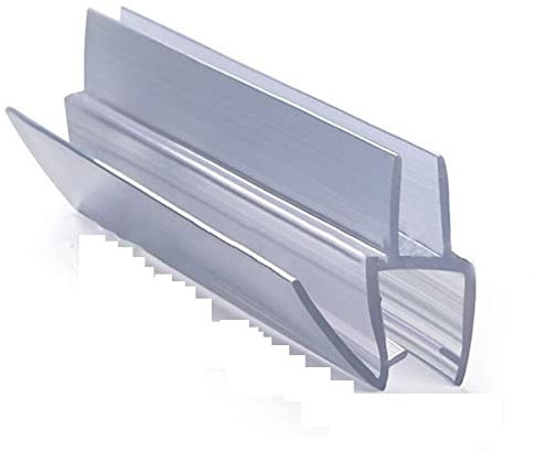 FUBESK Lot de 2 joints a levre caoutchouc d'étanchéité pour paroi de douche - 50 cm - Joint de rechange pour porte de douche - 6/8/10/12 mm