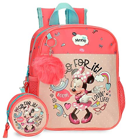 Disney Minnie Lovin Life Rucksack Kindergarten Mehrfarbig 21 x 25 x 10 cm Mikrofaser 5,25 l, bunt, Kindergartenrucksack
