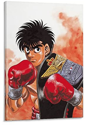 BBZL Hajime No Ippo Anime-Poster Leinwand Kunst Dekoratives Gemälde Bild Druck Modern Familie Junge Mädchen Schlafzimmer Wohnzimmer Dekoration Wanddekoration Poster 30 x 45 cm