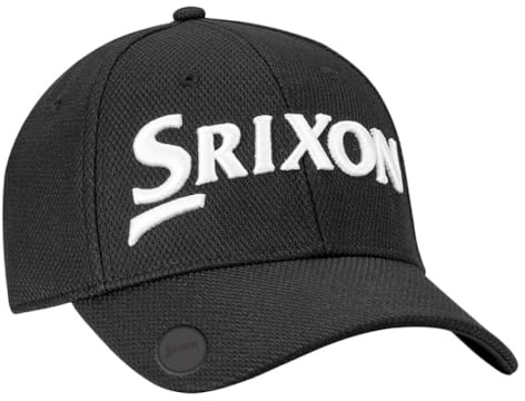 Srixon Ball Marker Cap Golf Cap 2023 schwarz/weiß, weiß, One size