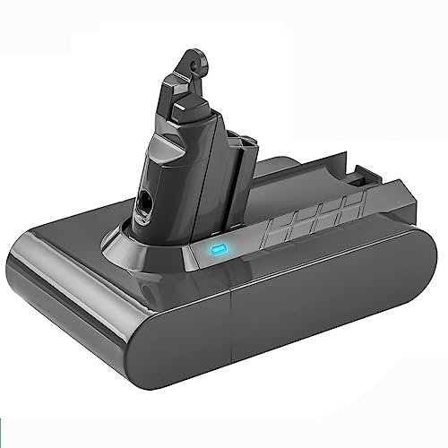 V6 Battery for Dyson Vacuum Cleaner (Battery Only), 3500 mAh, 21.6 V Lithium Battery Converted, Max 38 Mins to Replace Dyson V6 Battery, Works with Dyson V6 Series Vacuum Cleaner (Dyson V6,3500 mAh)