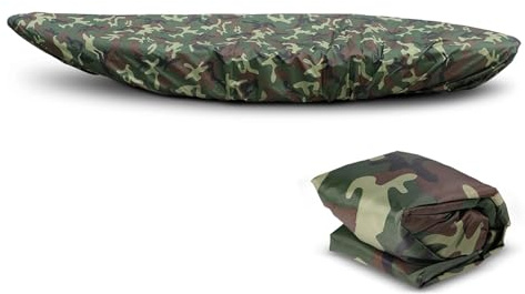 Kajak-Abdeckung Universal Kajak Abdeckung Kanu Boot Wasserdicht Uv-beständig Staub Lagerung Abdeckung Schild Kajak Boot Kanu Lagerung Abdeckung. (Color : Camouflage 1 5.5m)