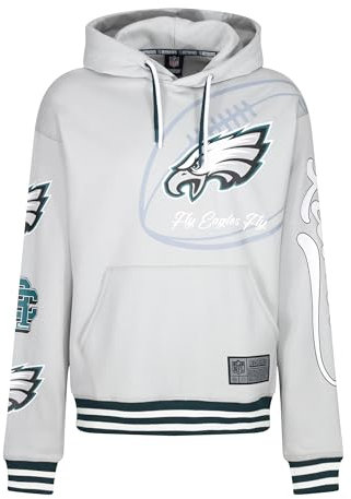 Recovered Philadelphia Eagles NFL Fly Eagles Hoody Grau - 3XL