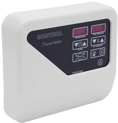 3 – 9 KW per sauna, controllo della sauna, dispositivo di controllo della sauna, 220 – 245 V, sensore di temperatura, sensore di temperatura, per sauna, sauna, per occasioni commerciali