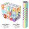 32 Stück Radiergummi mit Schreibhilfe Bleistiftspitzer Set, 15 Mehrfarbig Spielzeug Früchte PVC Radiergummi, 15 Rutschfeste Dreieckige Kinder Bleistifte HB Anzug 2 Bleistiftspitzer für Büro Schule