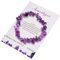 Crystal Amethyst Anxiety Bracelet for Women - Natural Stone Bead Stretch Adjustable Gemstone Bracelet - Healing Rose Quartz Jewelry for Kids