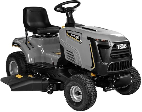 TEXAS Profi Rasentraktor XXL Aufsitzrasenmäher Rasenmäher Traktor Bulldog E-Start Premium TTS108 | 432cm³ | 12,5PS | 4-Takt | 108cm | 30-90mm | 170kg | 5+1 Gänge | LED-Scheinwerfer
