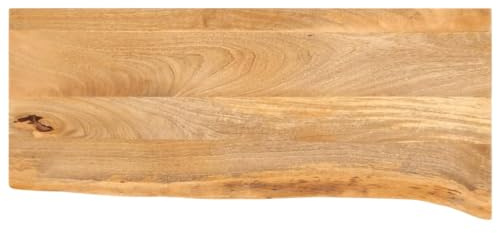 vidaXL Tischplatte mit Baumkante 70x30x2,5 cm Massivholz Mango