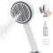Katzenbürste mit Dampf,Steamy Brush Katze,Water Cat Spa Brush mit Wasser für Katzen & Hunde,Anti Statische Elektrizität und Verknoten Steamy Brush für Katzen Hunde,Dampfbürste Steamy Brush,Weiß