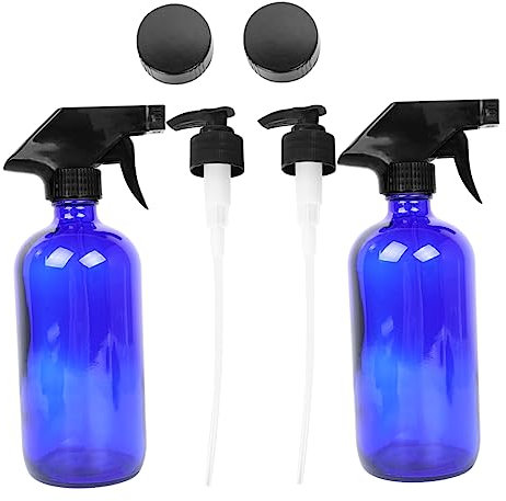 HONMEET Flacons Pulvérisateurs Verre Rechargeables Et Réutilisables Pour Cosmétiques Avec Bouchons Et Pompes à Pression