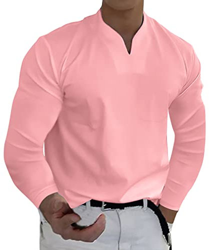 TYUIOP Green Shirts for Men Mens Shirts Size 19 Collar Long Sleeve Mens Tshirts Designer Labels XXXL Oversized t Shirt Men Long Sleeve Shirt Pink t White Linen