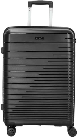 D&N Travel Line 4600-4-Rollen-Trolley M 65 cm Black