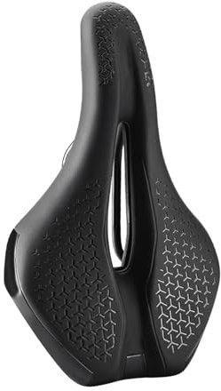 FLCPJGV Fahrradsitz, Mountainbike-Sattel, Rennrad-Sattel, Männer und Frauen, hohl, rutschfest, Heimtrainer-Sattel, Stoßdämpfung