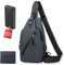 Amze Bandoleras Hombre. Incluye Bateria Portatil y Tarjetero, Bandolera Cruzada, Bolso Bandolera Hombre, Bolso Hombre, Regalos Originales para Hombre