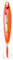 FLADEN Knicklichtpilker, Leuchtender Meerespilker mit Drilling, 100g-750g, Gelb/Orange, bleifrei, Pilker, Norwegenpilker (Orange, 500g)