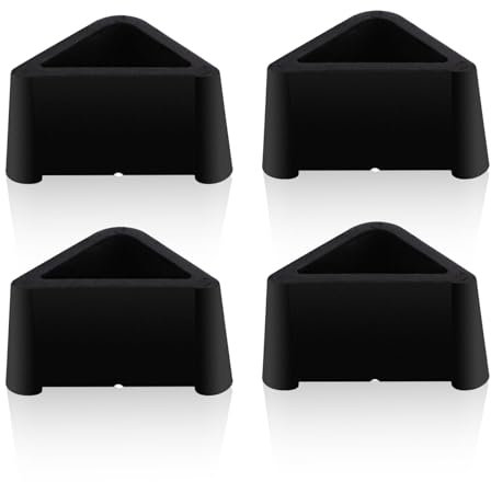 242394-00 Black 4-Piece Set Suitable for Black&Decker Workmate Replacement Bracket feet