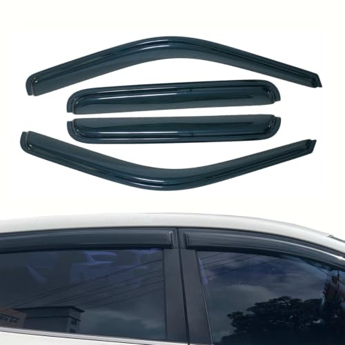 Auto Windabweiser nur Kompatibel mit OPEL MERIVA B 2011-2017 Autofenster Regenschutz Scheibenleisten, Bohrfreie Montage Regenabweiser Auto,Wetterschutz für Autofenster