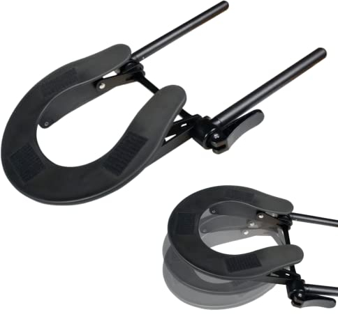 Face Hole Cradle for Massage Table Beauty Bed Treatment Couch - Comfortable Headrest + Adjustable + Sturdy - Fits All Cushions (Flat)