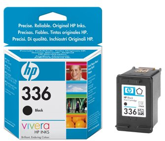 HP Hewlett Packard 336 Druckerpatrone, 210 Seiten, Blister mit akustischem Alarm