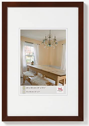 walther design Bilderrahmen nussbaum 40 x 60 cm Peppers Holzrahmen BP460N